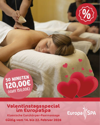 Bild von Valentinstags-Special | Klassische Ganzkörper-Paarmassage